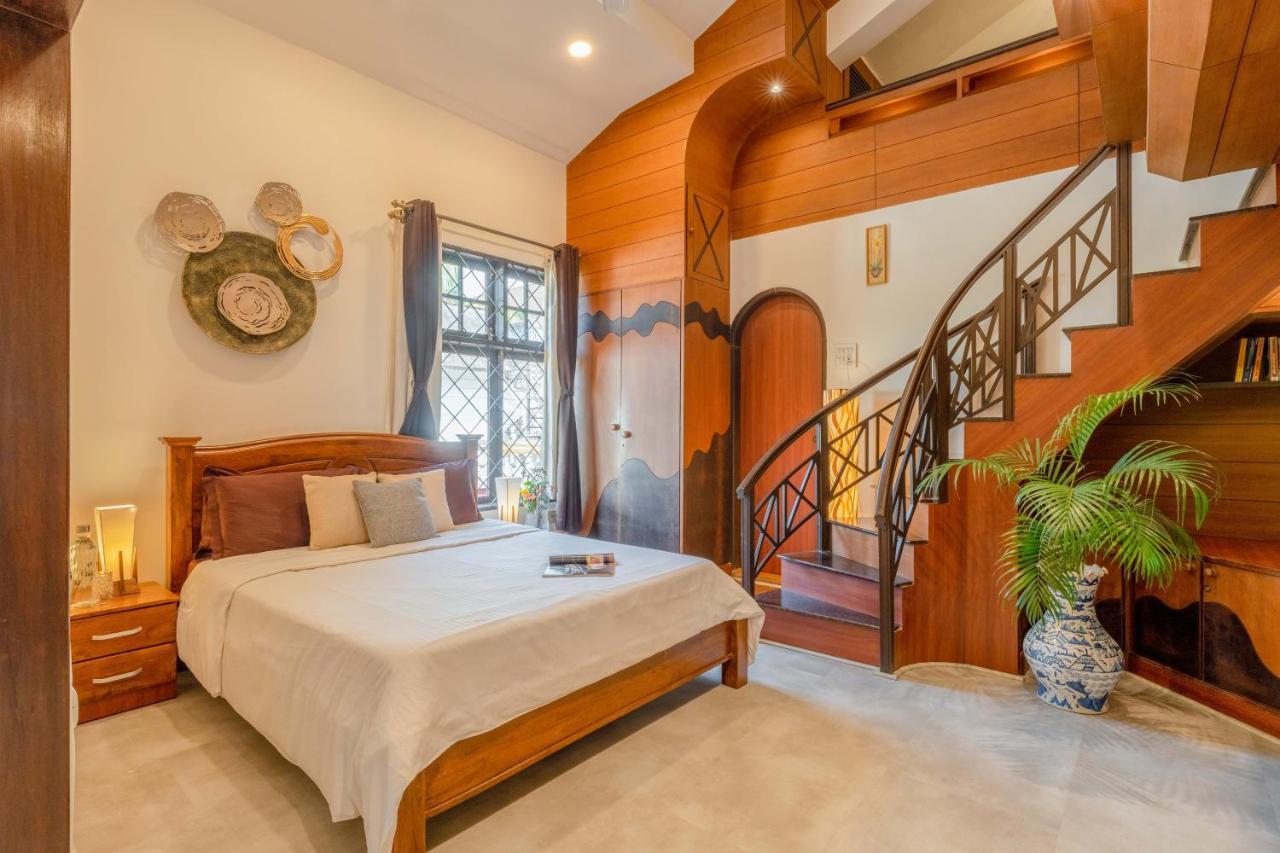 فيلا Casa Amarela - Lux Portuguese 4Bhk In North Goa بورفوريم المظهر الخارجي الصورة